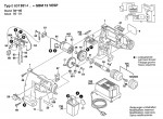Bosch 0 601 931 467 Gbm 12V Vesp Batt-Oper Drill 12 V / Eu Spare Parts